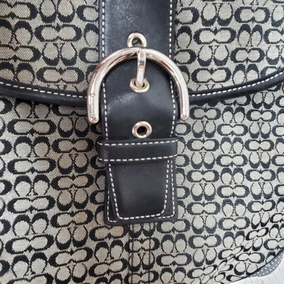 Coach black F3K-6376 Convertible Shoulder Bag Crossbody Purse Bag - Picture 11 of 16